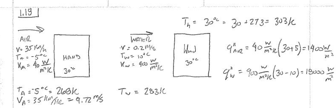 Fundamentals of Heat and Mass Transfer - Problem 1.18 - Engineering ...