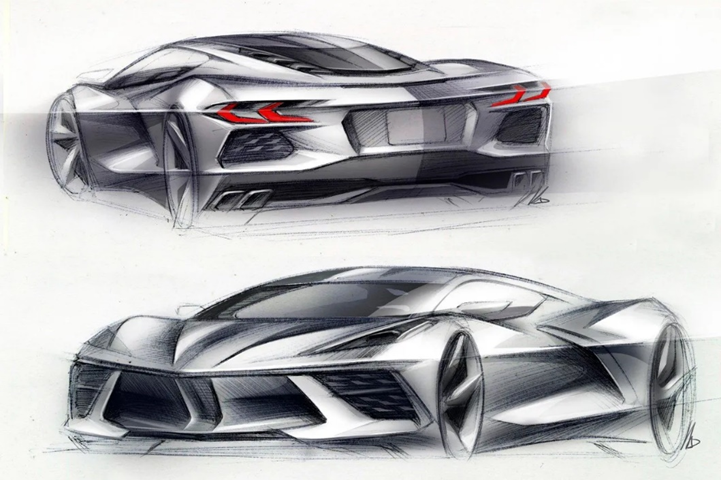 Exterior and Mechanical Package Analysis of a Corvette- Front Compartment